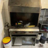 منقل کبابی با هود