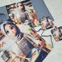 نیم ست آشپزخونه|سفره، حوله، دستمال آشپزخانه|قم, انصار‌الحسین|دیوار