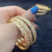 النگوی استیل کپی طلا مو نمیزنه رنگ ثابت