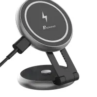 هولدر وشارژر وایرلس( برای آیفون ۸ و s20  بالاتر))