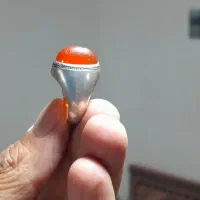 انگشتر عقیق یمنی اصل خوش رکاب وخوش دست|جواهرات|تربتحیدریه, پائین ولایت|دیوار