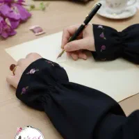 لباس عبا جواهردوزی و گلدوزی|لباس|مشکیندشت, |دیوار