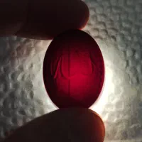 سنگ عقیق سرخ سیاه طبیعی|جواهرات|رشت, شهرک صبا|دیوار