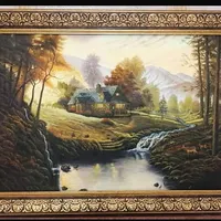 تابلو نقاشی رنگ و روغن هنر اساتید مطرح سایز 60*90