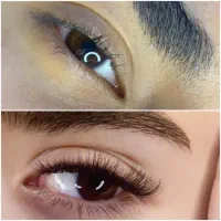 اکستنشن مژه لیفت ابرو وکاشت موقت