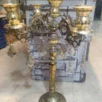جا شمعی برنز قدیمی اجفت