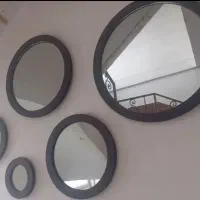 آینه گرد ۵تایی از کوچیک تا بزرگ
