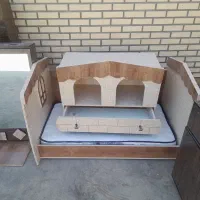 میز آرایش وکمد وتخت بچه با دوشگش وتخت دونفزه..