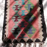 گلیم دست بافت پشم طبیعی دارای درمان رماتیسم|گلیم، جاجیم، گبه|اراک, |دیوار