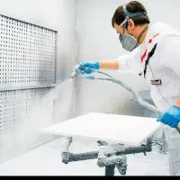 استخدام رنگ کار چوب و ام دی اف