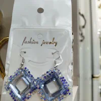 گوشواره مجلسی نگین دار|بدلیجات|تبریز, |دیوار