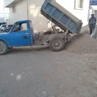 حمل ماسه وگل باغچه و نخاله وکودحیوانی