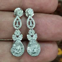 گوشواره نقره 925وارداتی طرح پرنس|جواهرات|شیراز, شریف‌آباد|دیوار