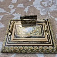 جا قلمی خاتم کاری شده