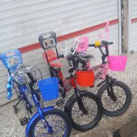 3 تا دوچرخه 16 صورتی آبی قرمز برند اوکی ویوا درحد
