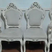 مبل ۷ نفره به همراه ۹تا صندلی و ۳ تا عسلی|مبلمان خانگی و میز عسلی|رشت, رودباری|دیوار