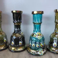 شیشه قلیون  طراحی کار دست