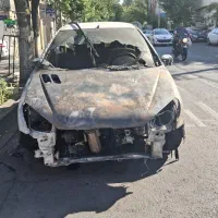 پژو ۲۰۶ سوخته