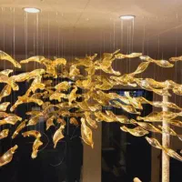 لوستر ویلایی مدرن لابی ووید ریزشی هتلی پاساژی|لوستر و چراغ آویز|تهران, قلهک|دیوار