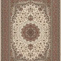 جفت 6 متری قالی سلیمان + فرش گرد 1.5 متری