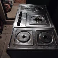 اجاق گاز کابینتی صفحه استیل