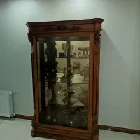 ویترین چوبی منبت کاری