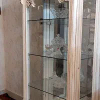 ویترین چوبی صدفی|بوفه، ویترین، کنسول|قم, سراجه (۱۵ خرداد)|دیوار