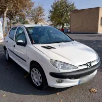 پژو۲۰۶ مدل۸۱ سفیدرنگ فابریک کارخانه|خودرو سواری و وانت|خوی, |دیوار