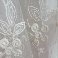 2 عدد پرده تور سفید