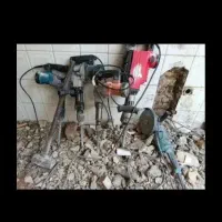 تخریب بادستگاه وجوشکاری سیار