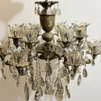 فروش لوستر برنز ۶ شاخه در حد نو
