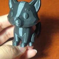 مدل پرینت سه بعدی روباه (خام و بدون رنگ آمیزی)