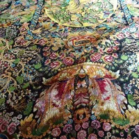 فرش ابریشم ماشینی