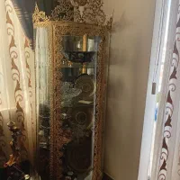 ساعت و بوفه برنجی در حد نو