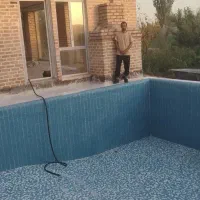 صفرتاصد استخر کاشی کاری آببندی|خدمات پیشه و مهارت|آمل, |دیوار