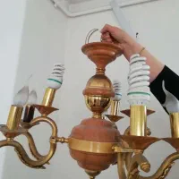 دو عدد لوستر ۹ شاخه
