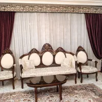 مبلمان فوق در حد نو تازه رنگ و رویه کوبی شده|مبلمان خانگی و میز عسلی|تهران, یافت آباد شمالی|دیوار
