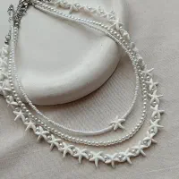 انواع گردنبند و دستبند و پابند صدفی و ساحلی