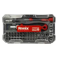 ست همه کاره پیچ گوشتی و بکس ۵۵ تیکه رونیکس|ابزارآلات|یزد, |دیوار