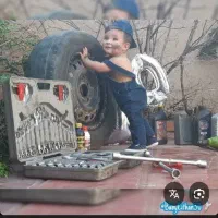 خورده کاری خودرو در محل تعمیر کار سیار پژو ۲۰۶ ۴۰۵