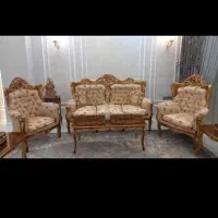 مبل استیل 9 نفره|مبلمان خانگی و میز عسلی|نیشابور, مازول|دیوار