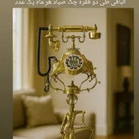 تلفن  برنز طرح فرشته بزرگ ،برنزی،برنجی|صنایع دستی و سایر لوازم تزئینی|اردبیل, |دیوار