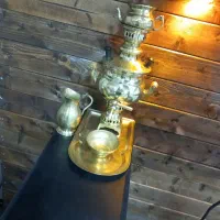 سرویس سماور برنج قدیمی