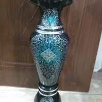 ست گلدان و گلاب پاش تزینی سرامیک|صنایع دستی و سایر لوازم تزئینی|رشت, دخانیات|دیوار