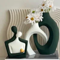 گلدان دوقلو و ...|صنایع دستی و سایر لوازم تزئینی|تاکستان, |دیوار