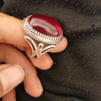 انگشتر نقره رکاب سنگین