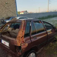 پراید حاج بک مدل 86تصادفی