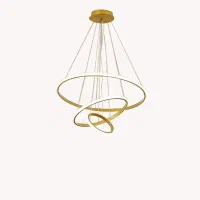 لوستر مدرن led سه حلقه 70-50-30|لوستر و چراغ آویز|کرج, کیانمهر|دیوار