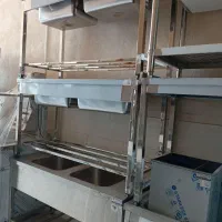 سینک صنعتی/وان/میزکار استیل/میز کار ایرانی و خارجی|کافی‌شاپ و رستوران|یزد, |دیوار