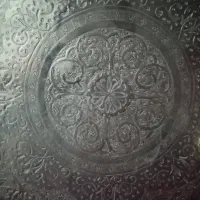 کتری نوربلین وسینی آب نقره قلمکاری بسیارقدیمی|کلکسیون اشیاء عتیقه|نیشابور, فردوسی جنوبی|دیوار